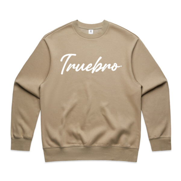 TRUEBRO SCRIPT CREW - PREMIUM - AS Colour Mens Heavy Crew Thumbnail