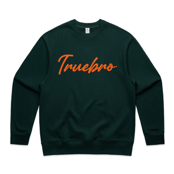 TRUEBRO SCRIPT CREW - PREMIUM - AS Colour Mens Heavy Crew Thumbnail