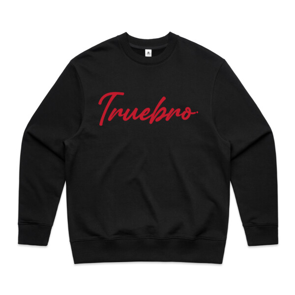 TRUEBRO SCRIPT CREW - PREMIUM - AS Colour Mens Heavy Crew Thumbnail