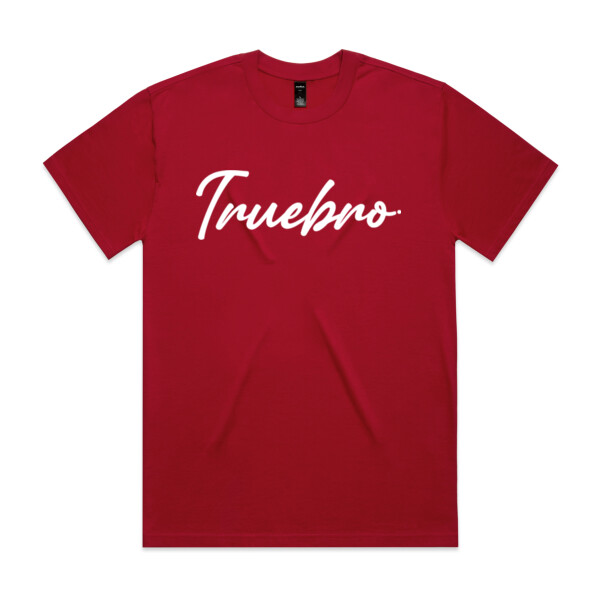 TRUEBRO SCRIPT TEE - AS Colour Mens Heavy Tee Thumbnail