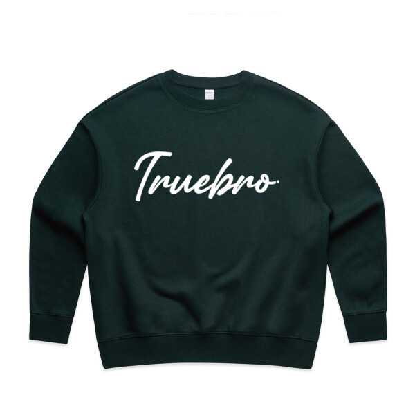 TRUEBRO SCRIPT CREW - PREMIUM - AS Colour Womens Heavy Crew Thumbnail