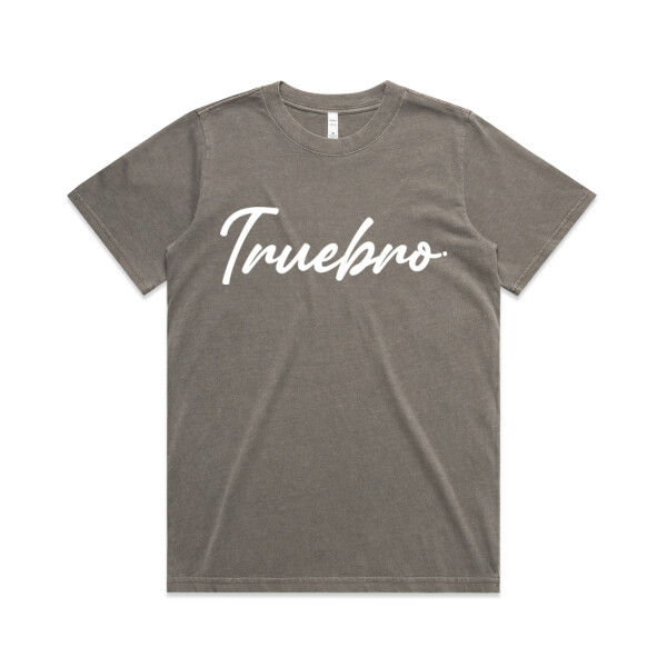 TRUEBRO SCRIPT TEE - AS Colour Womens Heavy Faded Tee Thumbnail