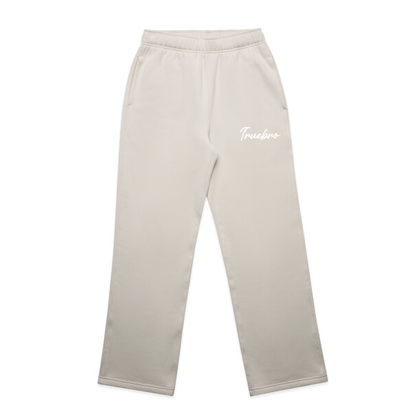TRUEBRO SCRIPT TRACKPANT - AS Colour Womens Relax Cuffless Track Pants Thumbnail