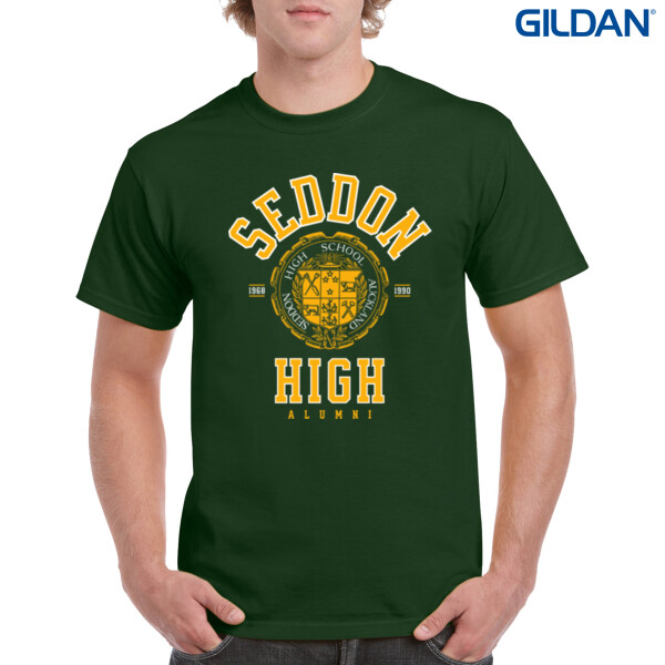 GREEN SEDDON TEE - Gildan Mens Heavy Cotton T-Shirt Thumbnail