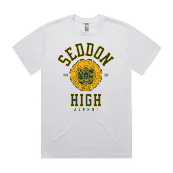 WHITE SEDDON TEE (OVERSIZED BOXY FIT) - AS Colour Mens Heavy Tee Thumbnail