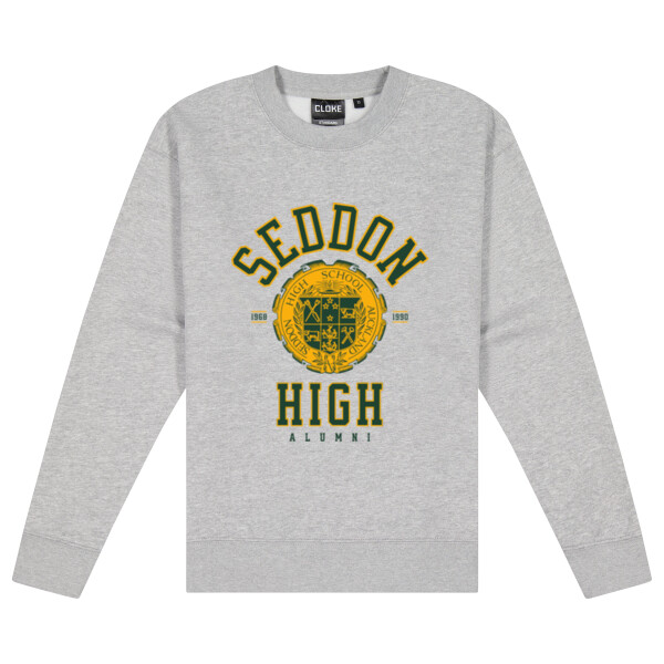 GREY MARLE SEDDON CREW - Cloke Women's Standard Crew Neck Sweat Thumbnail