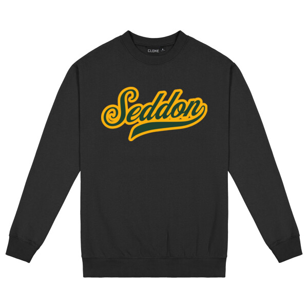 BLACK SEDDON SCRIPT CREW - Cloke Mens Standard Crew  Thumbnail