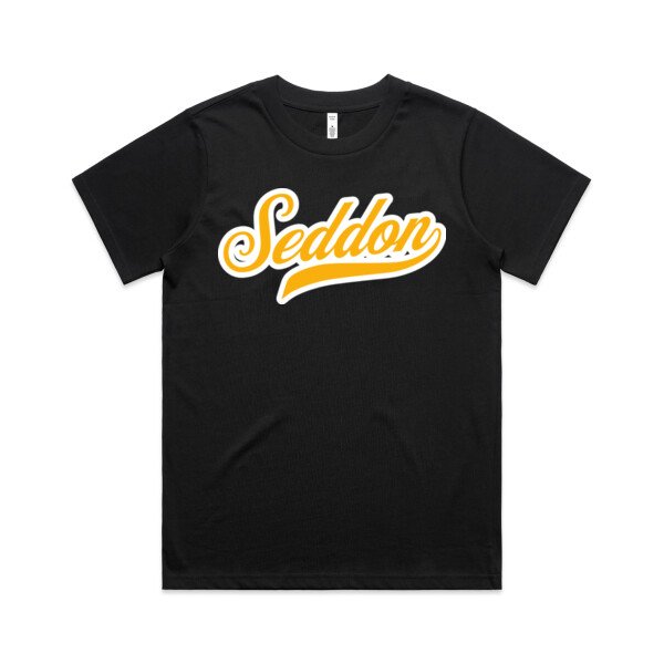 BLACK SEDDON SCRIPT TEE - AS Colour Womens Classic Tee Thumbnail