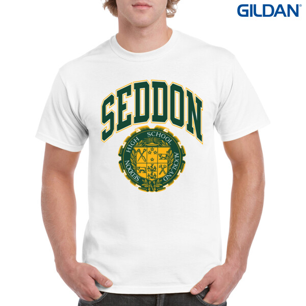 SEDDON VARSITY TEE - Gildan Mens Heavy Cotton T-Shirt Thumbnail