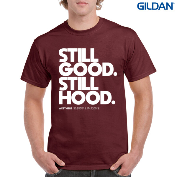 WESTMERE HOOD TEE - Gildan Mens Heavy Cotton T-Shirt Thumbnail