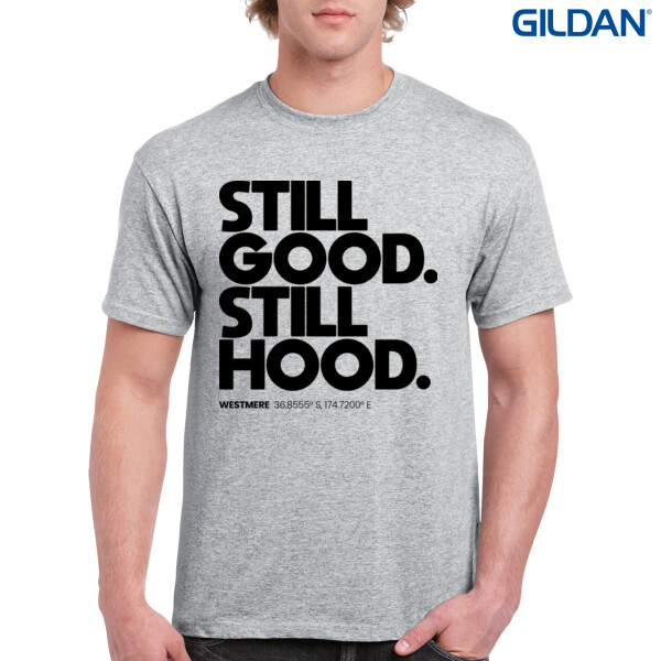 WESTMERE HOOD TEE - Gildan Mens Heavy Cotton T-Shirt Thumbnail