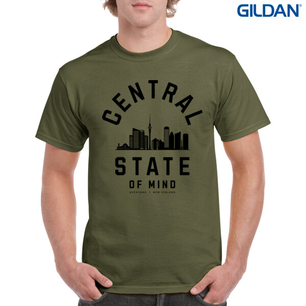 CENTRAL STATE TEE - Gildan Mens Heavy Cotton T-Shirt Thumbnail