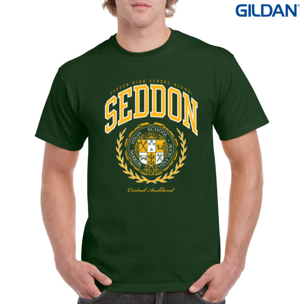 SEDDON VARSITY TEE - Gildan Mens Heavy Cotton T-Shirt Thumbnail