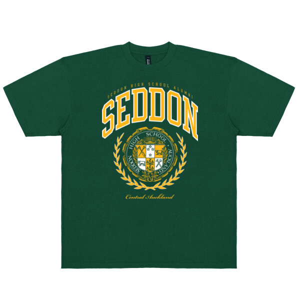 SEDDON VARSITY TEE (DROP SHOULDER/CROPPED) - Urban Collab Mens Set Club Tee Thumbnail