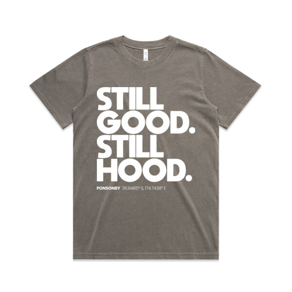 PONSONBY HOOD TEE (OVERSIZED BOXY FIT) - AS Colour Womens Heavy Faded Tee Thumbnail