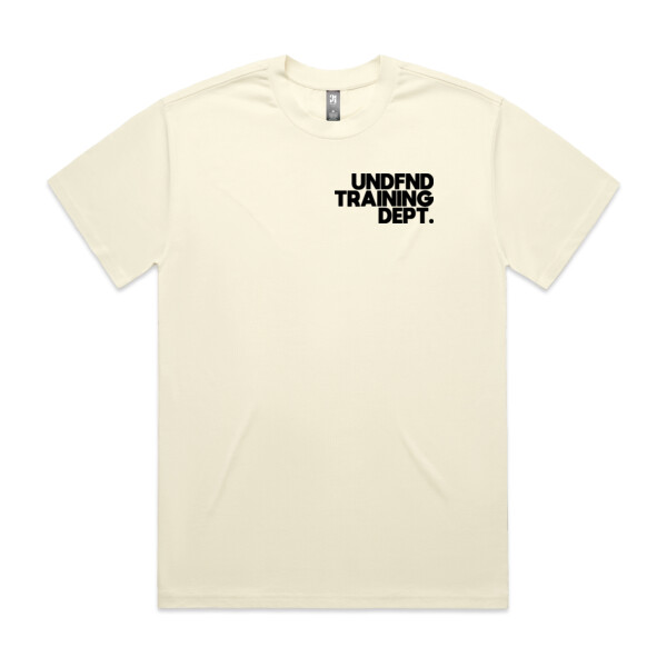 UNDFND TRAINING DEPT. TEE (OVERSIZED BOXY FIT) - AS Colour Mens Heavy Tee Thumbnail