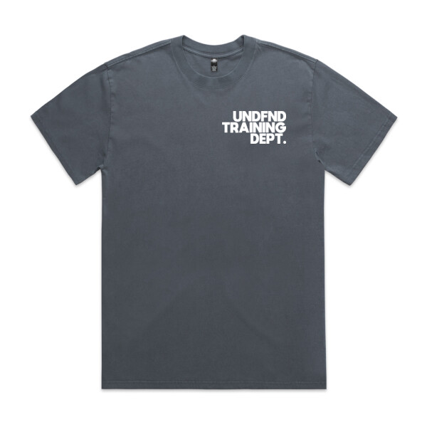 UNDFND TRAINING DEPT. TEE (OVERSIZED BOXY FIT) - AS Colour Mens Heavy Faded Tee Thumbnail