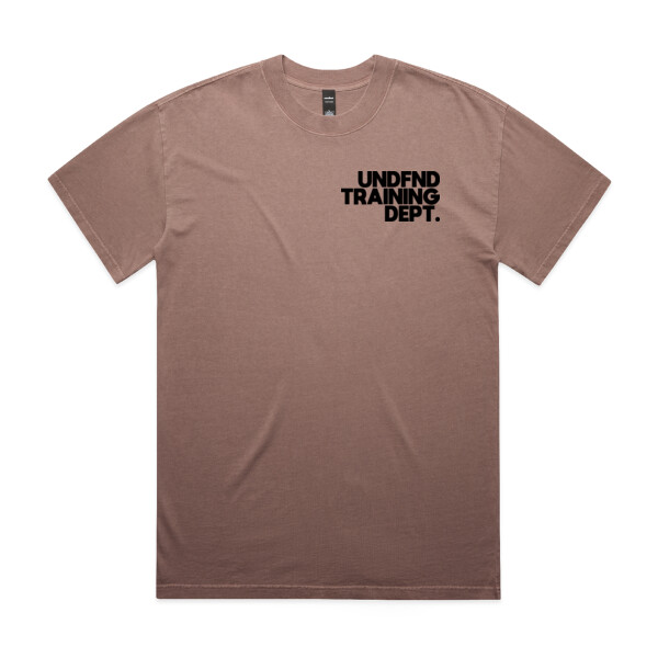 UNDFND TRAINING DEPT. TEE (OVERSIZED BOXY FIT) - AS Colour Mens Heavy Faded Tee Thumbnail