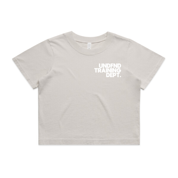 UNDFND TRAINING DEPT. CROPPED TEE - AS Colour Womens Heavy Faded Crop Tee Thumbnail