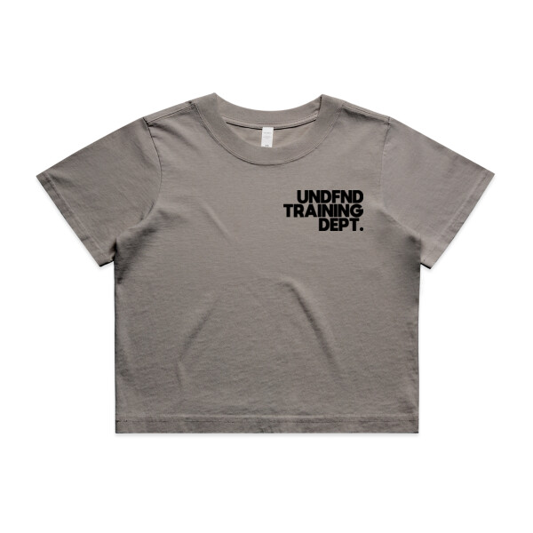 UNDFND TRAINING DEPT. CROPPED TEE - AS Colour Womens Heavy Faded Crop Tee Thumbnail