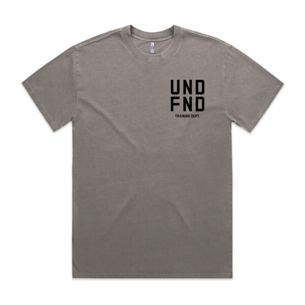 UNDFND BLOCK TEE (OVERSIZED BOXY FIT) - AS Colour Mens Heavy Faded Tee Thumbnail