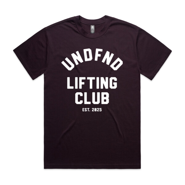 UNDFND LIFTING CLUB TEE (OVERSIZED BOXY FIT) - AS Colour Mens Heavy Tee Thumbnail