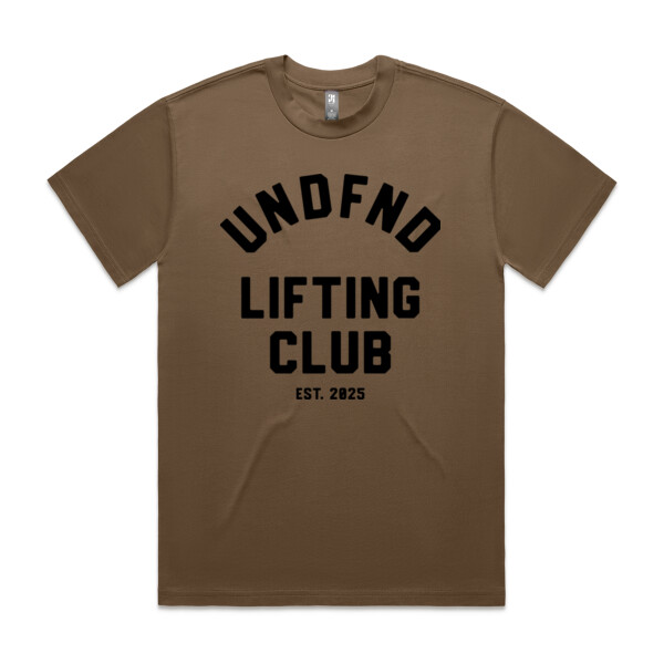 UNDFND LIFTING CLUB TEE (OVERSIZED BOXY FIT) - AS Colour Mens Heavy Tee Thumbnail