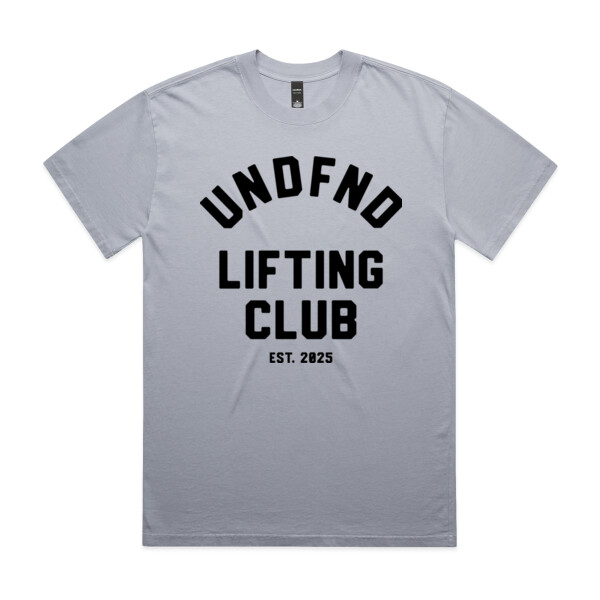 UNDFND LIFTING CLUB TEE (OVERSIZED BOXY FIT) - AS Colour Mens Heavy Faded Tee Thumbnail