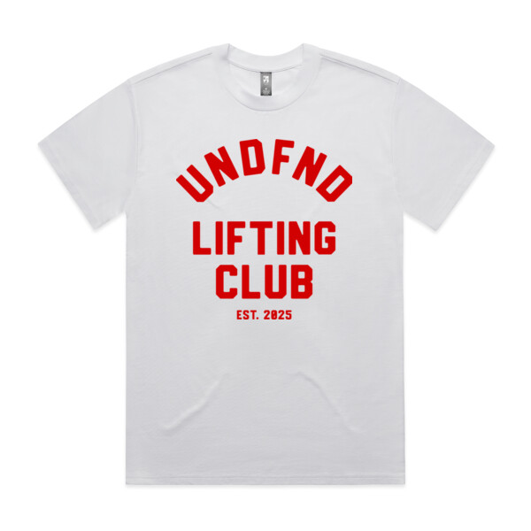 UNDFND LIFTING CLUB TEE (OVERSIZED BOXY FIT) - AS Colour Mens Heavy Tee Thumbnail