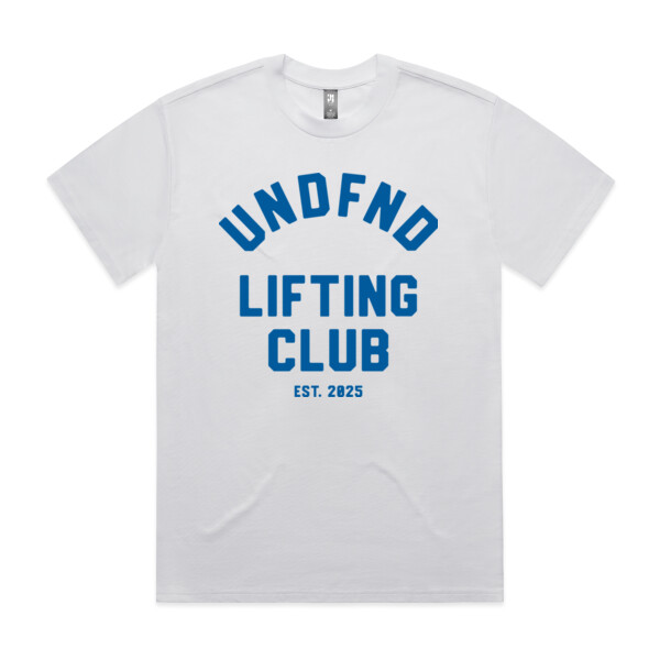UNDFND LIFTING CLUB TEE (OVERSIZED BOXY FIT) - AS Colour Mens Heavy Tee Thumbnail