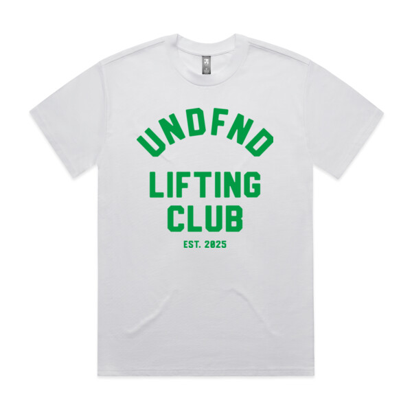 UNDFND LIFTING CLUB TEE (OVERSIZED BOXY FIT) - AS Colour Mens Heavy Tee Thumbnail