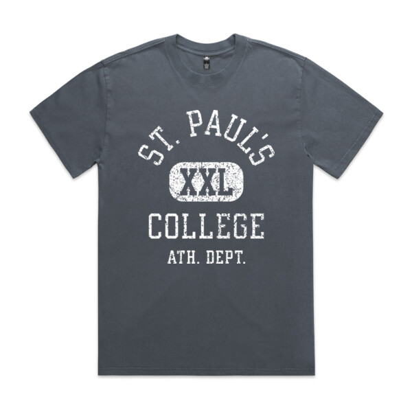 ST PAULS ATH. DEPT. TEE - AS Colour Mens Heavy Faded Tee Thumbnail