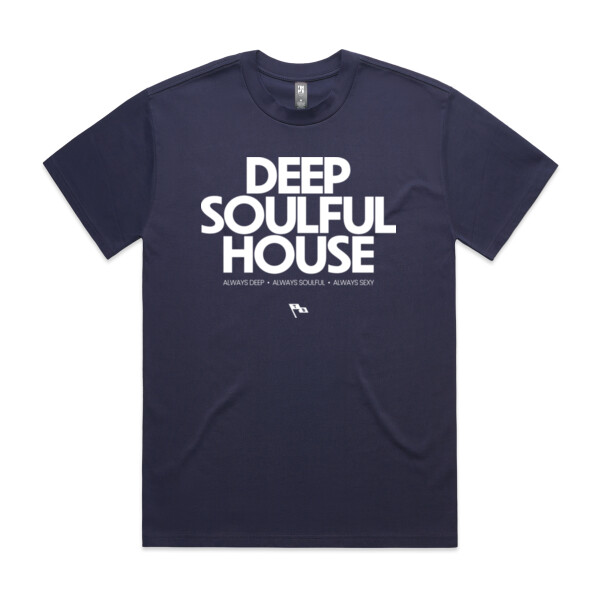 DEEP SOULFUL HOUSE TEE (OVERSIZED BOXY FIT) - AS Colour Mens Heavy Tee Thumbnail