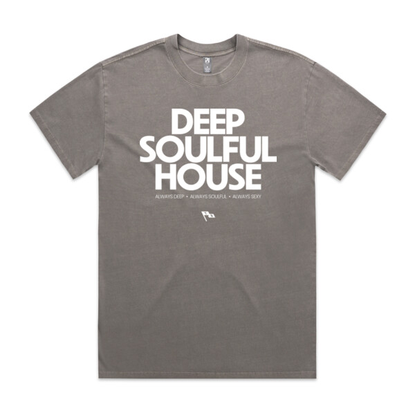 DEEP SOULFUL HOUSE TEE (OVERSIZED BOXY FIT) - AS Colour Mens Heavy Faded Tee Thumbnail