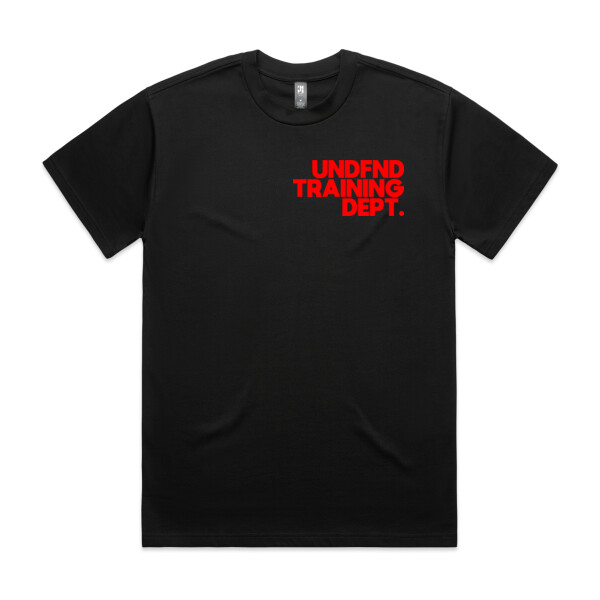 UNDFND TRAINING DEPT. TEE (OVERSIZED BOXY FIT) - AS Colour Mens Heavy Tee Thumbnail