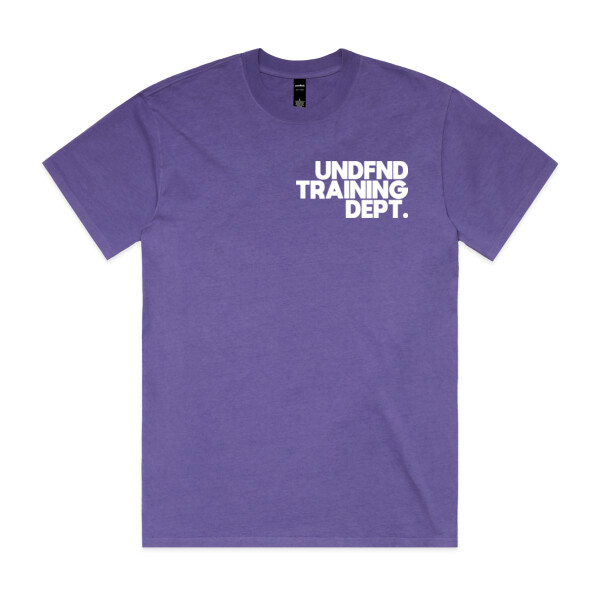 UNDFND TRAINING DEPT. TEE (OVERSIZED BOXY FIT) - AS Colour Mens Heavy Faded Tee Thumbnail