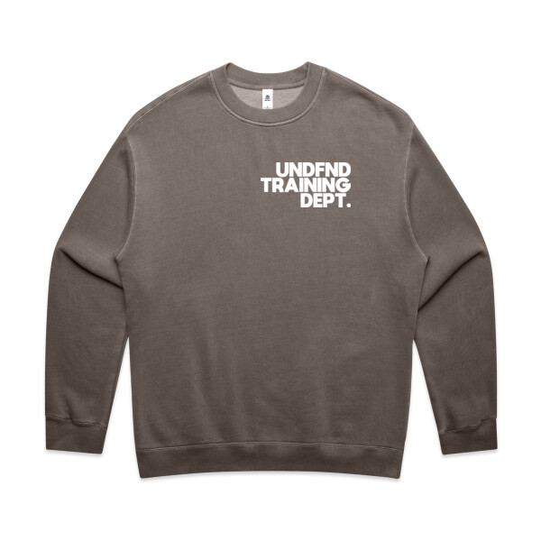 UNDFND TRAINING DEPT. CREW - AS Colour Mens Relax Faded Crew Thumbnail